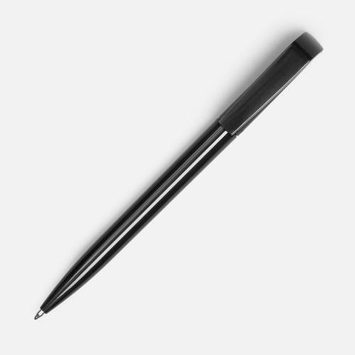Ручка шариковая Flip, черная фото 3