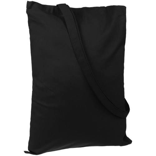 Холщовая сумка Basic 105, черная фото 2