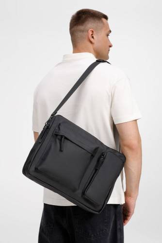 Сумка для ноутбука Traffic, черная фото 2 Сумка для ноутбука Traffic, черная фото 2