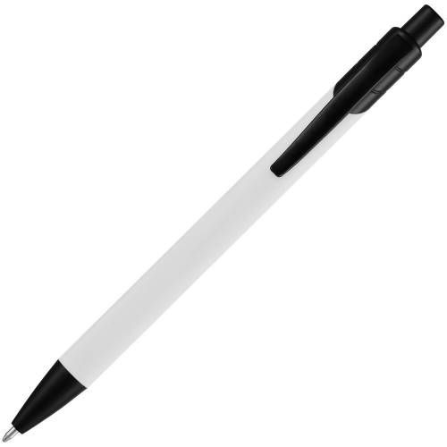 Ручка шариковая Undertone Black Soft Touch, белая фото 5