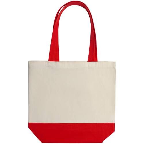 Холщовая сумка Shopaholic, красная фото 4