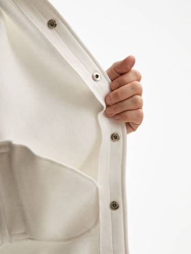 Бомбер унисекс AtmosWear, молочно-белый фото 18