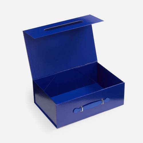 Коробка складная Holdfold, L, синяя фото 4