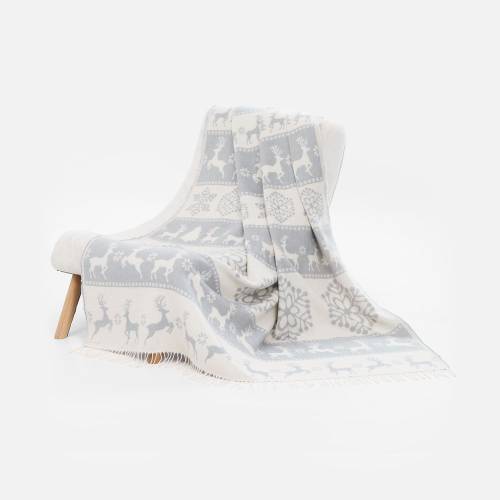 Плед «Скандинавия», серый фото 2