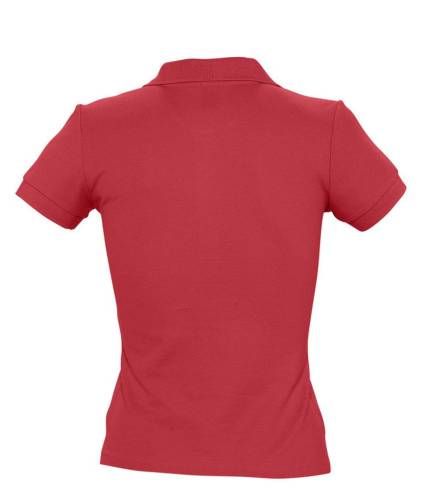Рубашка поло женская People 210, красная фото 3