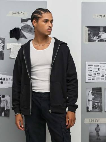 Толстовка унисекс на молнии Jelo, серый меланж фото 9