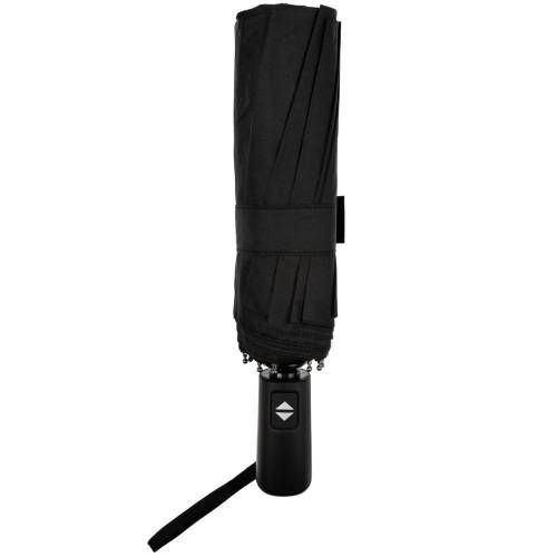 Зонт складной Fiber Magic Major с кейсом, черный фото 5