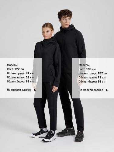 Куртка с капюшоном унисекс Begi, черная фото 17