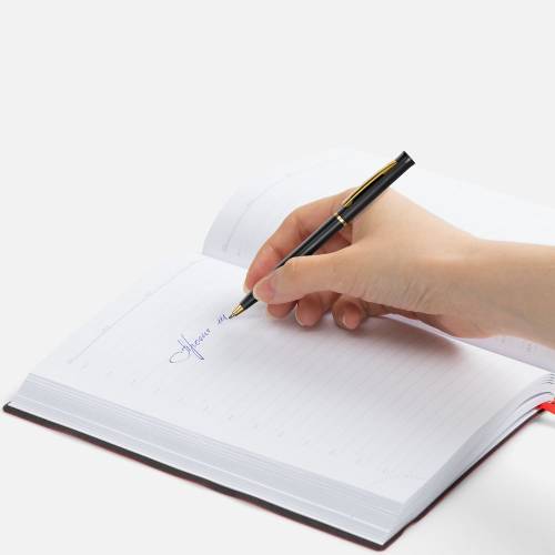 Ручка шариковая Euro Gold, черная фото 5 Ручка шариковая Euro Gold, черная фото 5