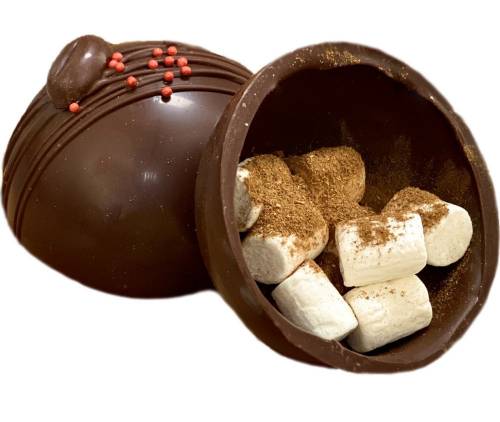 Шоколадная бомбочка «Конпанна с корицей» фото 3