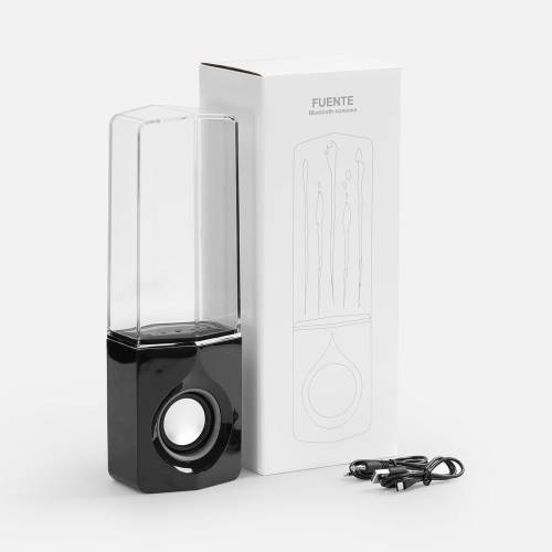 Bluetooth-колонка с поющим фонтаном Fuente, черная фото 6