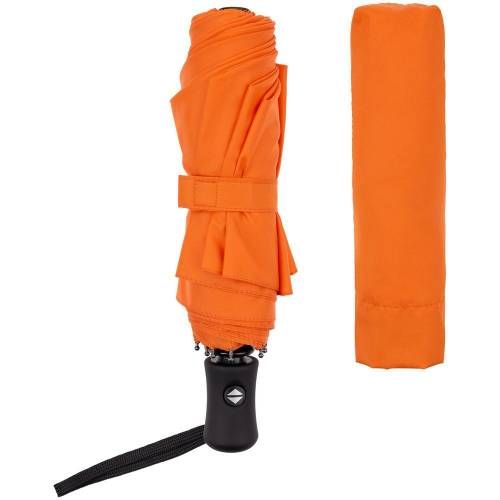 Зонт складной Monsoon, оранжевый фото 5