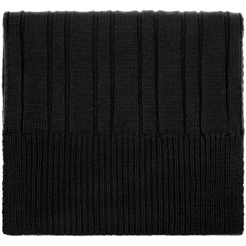 Шарф Knit Beat, черный фото 3