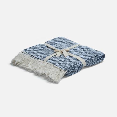 Плед Landour, синий фото 2