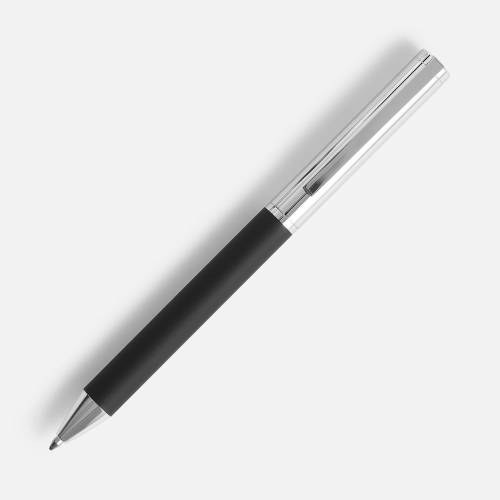 Ручка шариковая Eyeshot Soft Touch, черная фото 3