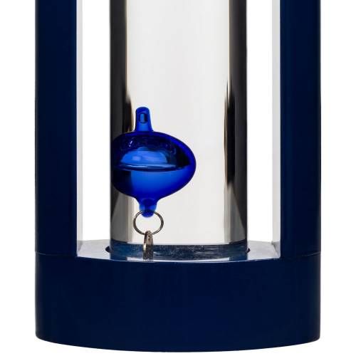 Термометр «Галилео» в деревянном корпусе, синий фото 5