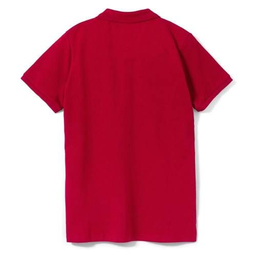 Рубашка поло женская Sunset, красная фото 3