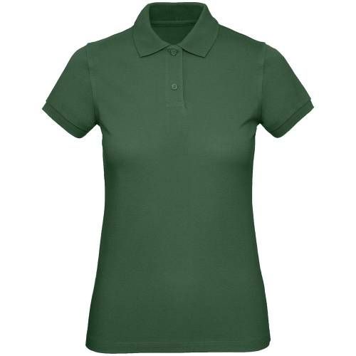 Рубашка поло женская Inspire, темно-зеленая фото 2