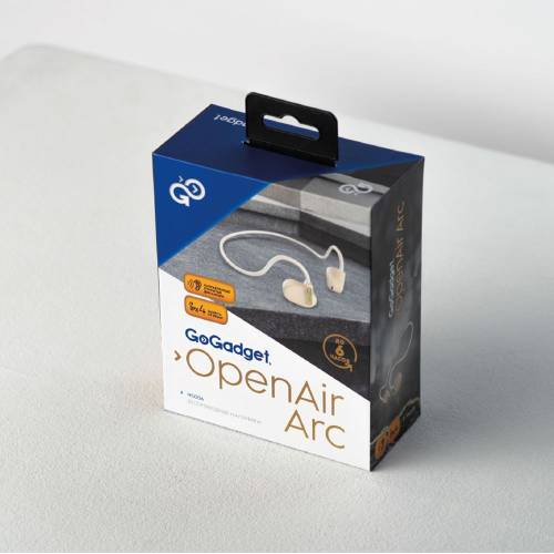 Беспроводные наушники OpenAir Arc, бежевые фото 6