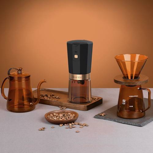 Кофейный набор Amber Coffee Maker Set, оранжевый с черным фото 9
