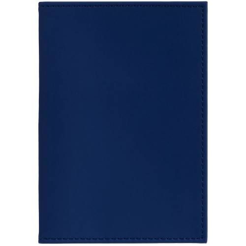 Обложка для паспорта Shall, синяя фото 2