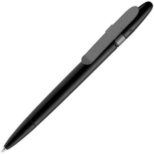 Ручка шариковая Prodir DS5 TSM Metal Clip, черная фото 2