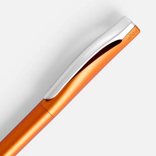Ручка шариковая Pin Silver, оранжевый металлик фото 4