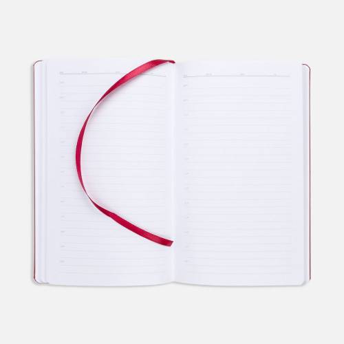 Ежедневник Nova Round, недатированный, красный фото 7