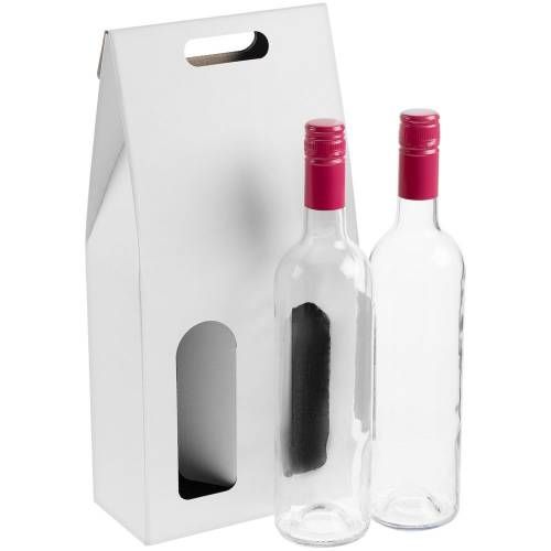 Коробка для двух бутылок Vinci Duo, белая фото 4