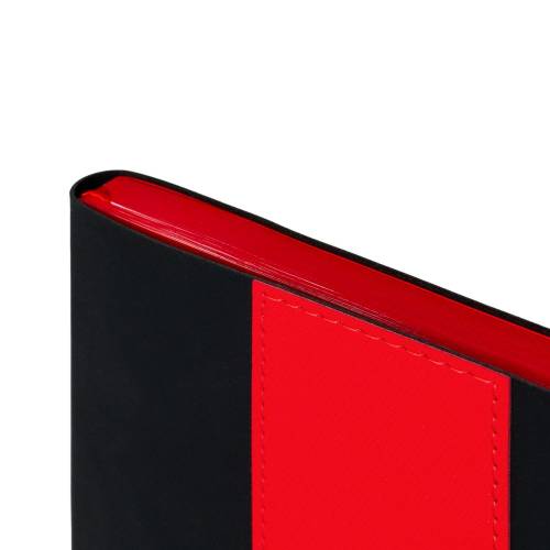 Ежедневник Bookmark, недатированный, черный с красным фото 7