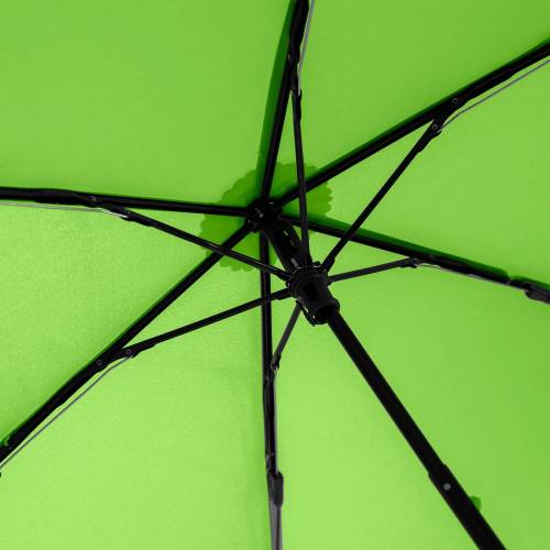 Зонт складной Zero 99, зеленый фото 5