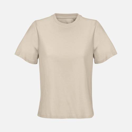 Футболка женская Legend Women, бежевая (льняная) фото 2