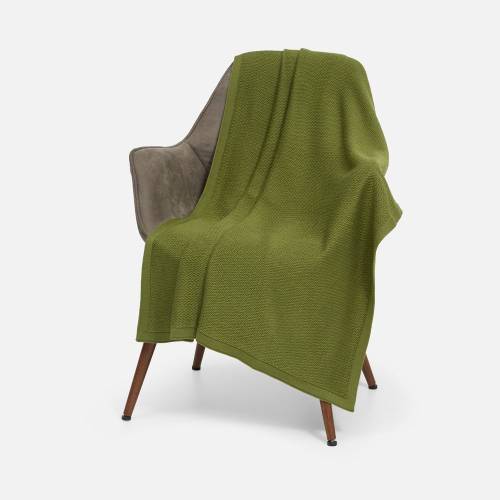 Плед Ornato, зеленый (лавровый) фото 2