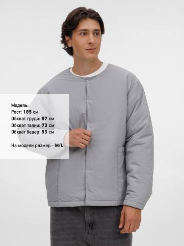 Куртка унисекс Veter, серая фото 10