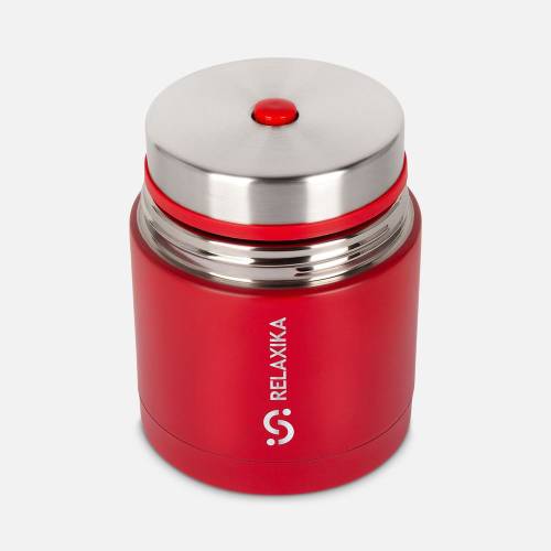 Термос для еды Relaxika 500, красный фото 4