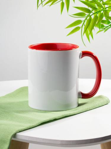 Кружка Promo Plus для сублимационной печати, красная фото 6