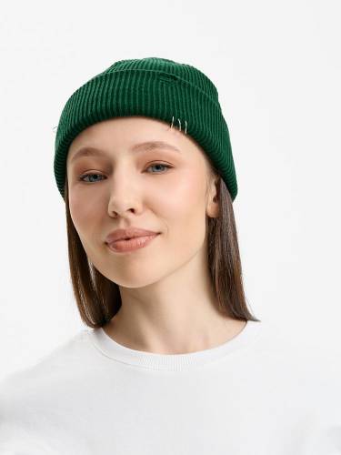Шапка Ribelle, темно-зеленая (хвойная) фото 7