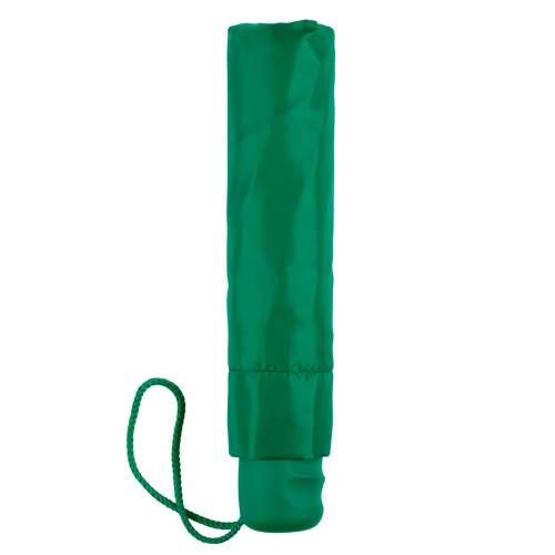 Зонт складной Basic, зеленый фото 4