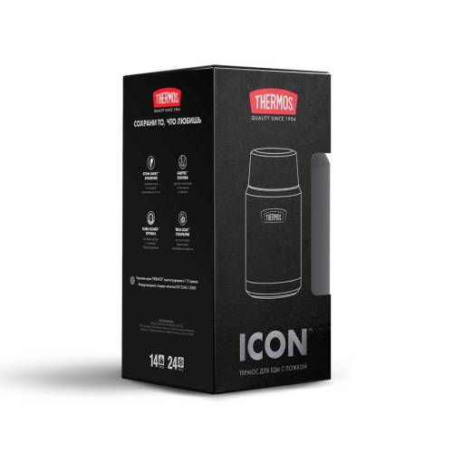 Термос для еды Icon 710, черный фото 10
