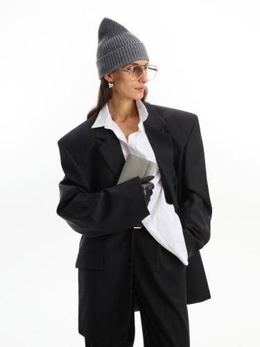 Шапка Alpine, серая фото 9 Шапка Alpine, серая фото 9