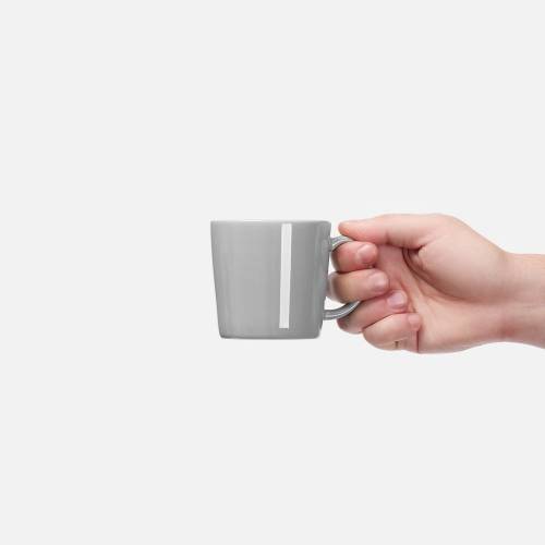 Кружка Valotti Medio, серая фото 5
