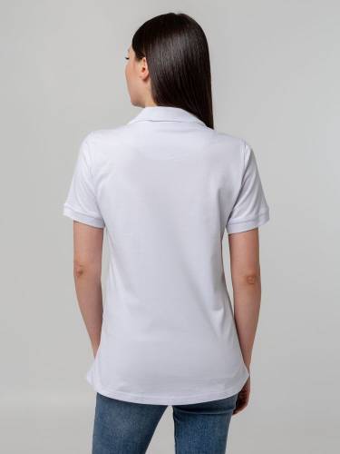 Рубашка поло женская Virma Stretch Lady, белая фото 8