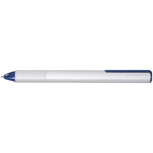 Ручка шариковая PF One, серебристая с синим фото 3