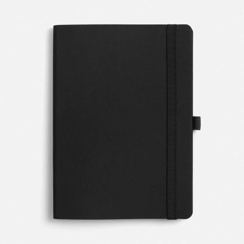 Ежедневник Peel Flex, недатированный, черный