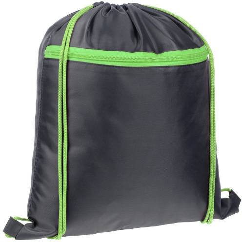 Детский рюкзак Novice, серый с зеленым фото 2