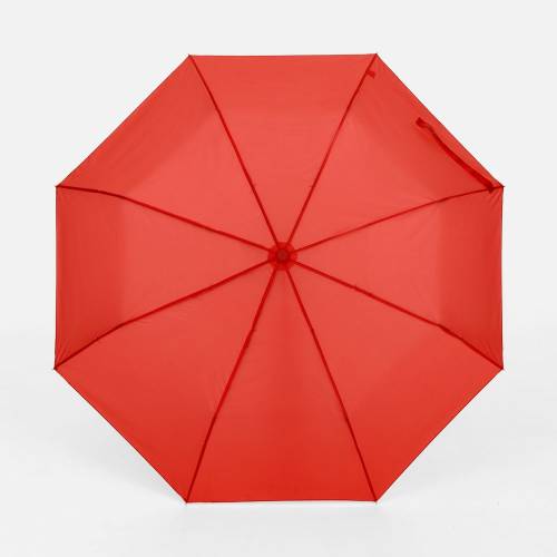 Зонт складной Basic, красный фото 3