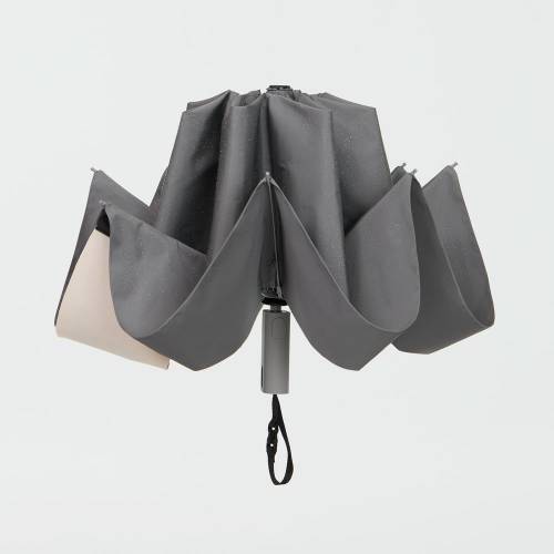 Зонт обратного сложения Easyroll, серый фото 8 Зонт обратного сложения Easyroll, серый фото 8