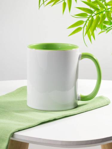 Кружка Promo Plus для сублимационной печати, зеленое яблоко фото 6