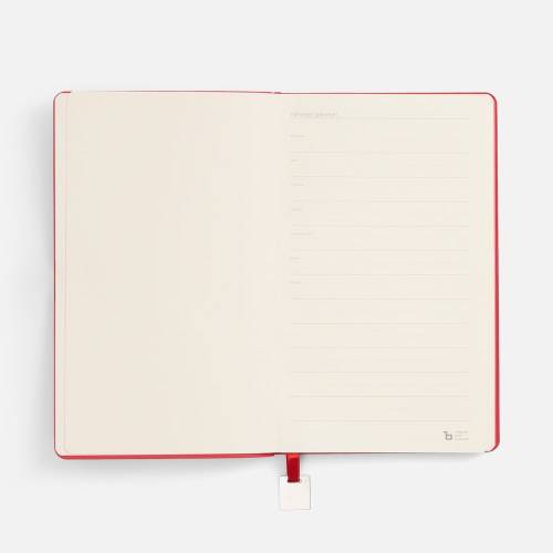 Ежедневник Shall Light, недатированный, красный фото 7