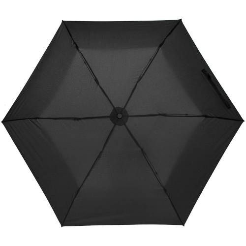 Зонт складной Luft Trek, черный фото 4